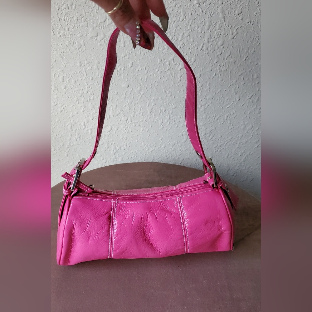 Super Cute! Excellent! Gianni, 10L x 4w Fushia Small Hobo Bag